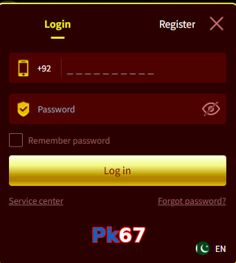 Pk67 login preview